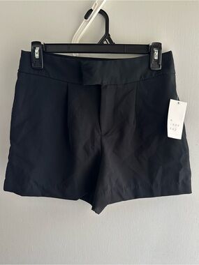A New Day Black Easy Fit Shorts Size 2 NWT Tailored Dressy Casual